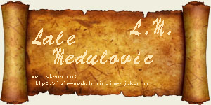 Lale Medulović vizit kartica